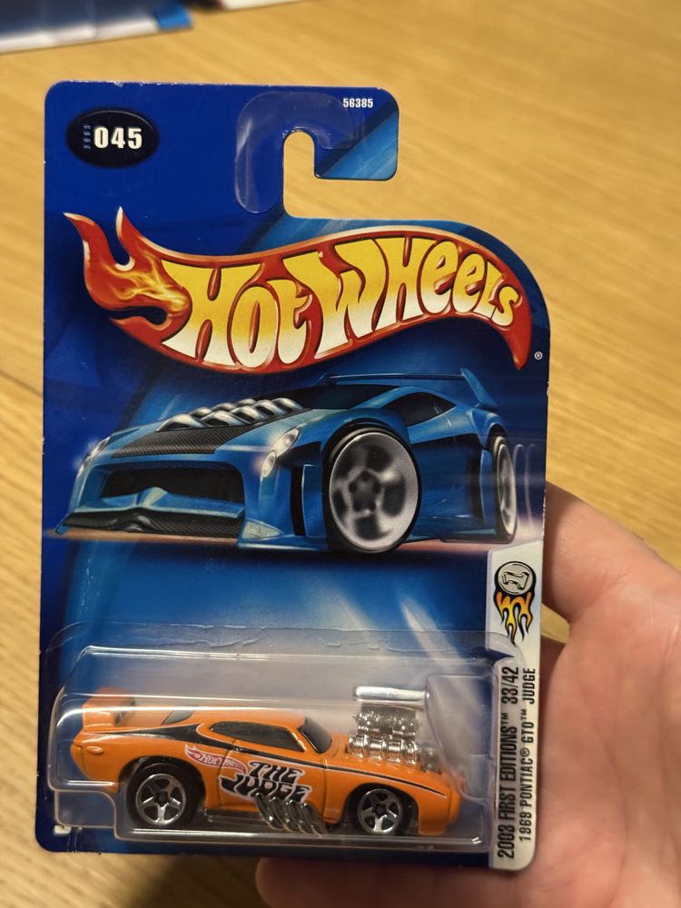 Hot Wheels 1969 Pontiac GTO Judge 2003 First editions Muscle Car!