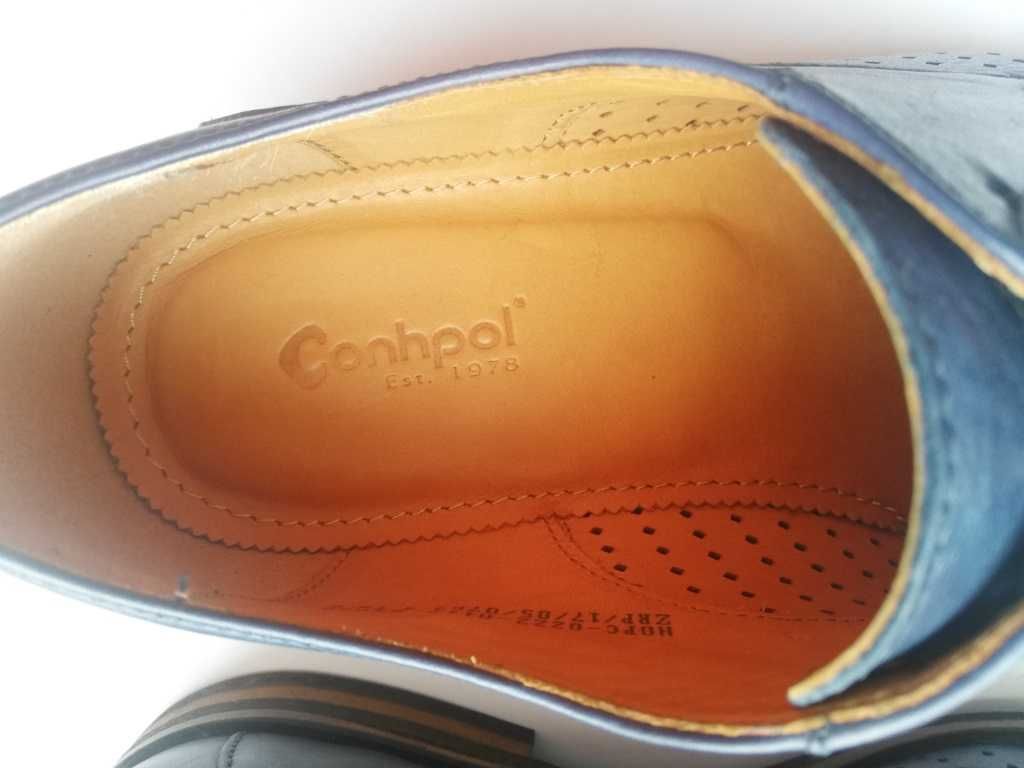 CONHPOL buty półbuty chłopięce męskie CE3963-01 DERBY 25 cm 37