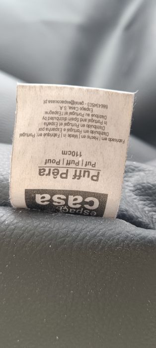 Puff  pera espaço casa 110 cm , com esferovite