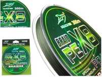 Plecionka Wędkarska BRAID PE x8 / 300m 0,20mm 32kg GREEN