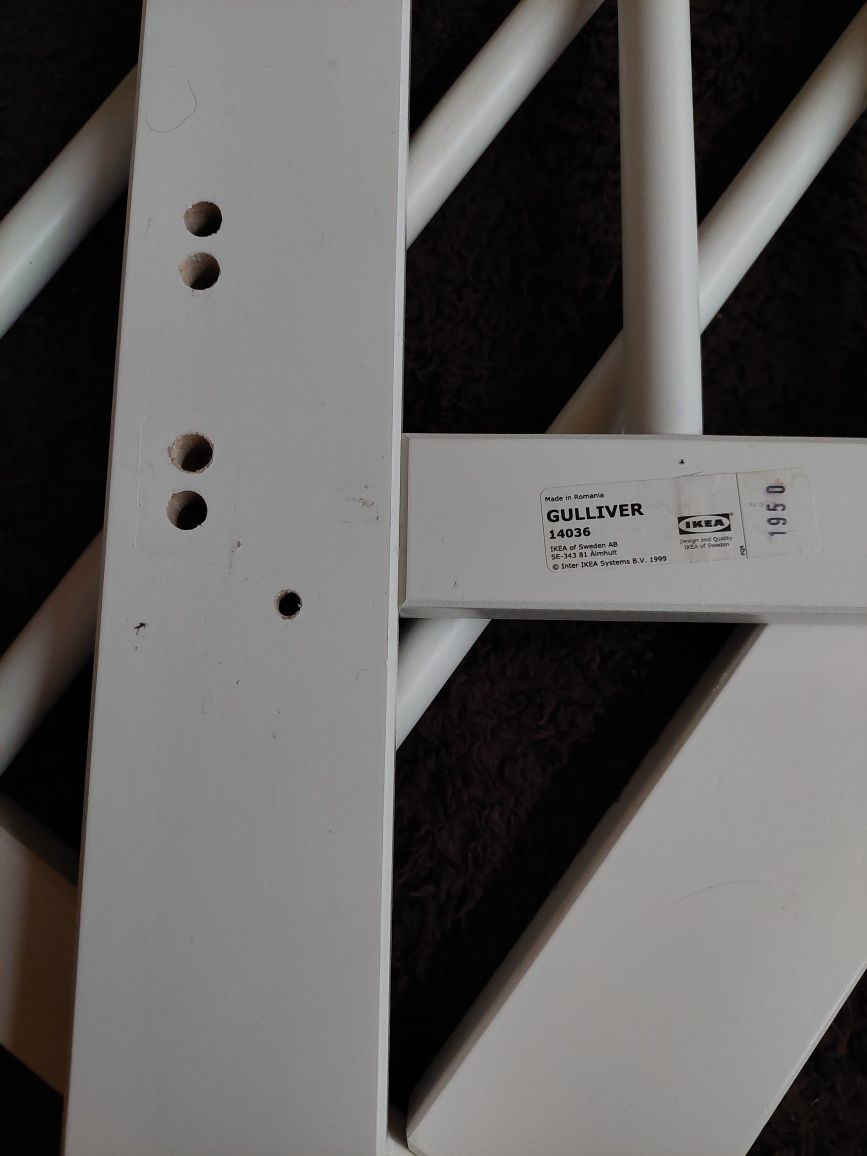 Ikea gulliver 120x60 łóżeczko niemowlęce
