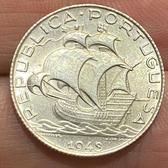 Moeda 2,50 Escudos 1943