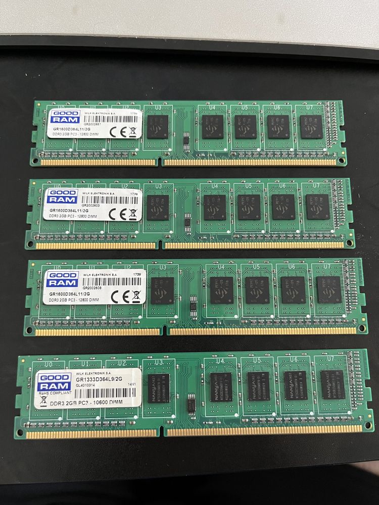 ОЗУ DDR3 Плашка пам’яті оперативка GoodRam 2GB x4