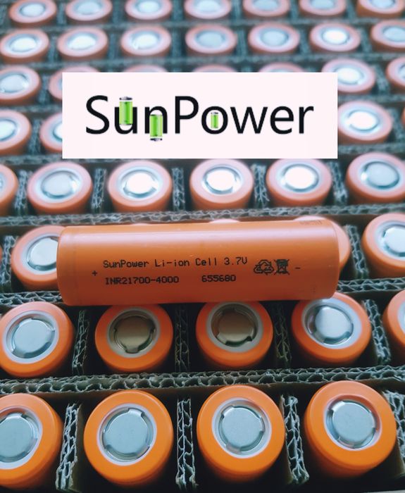 Оригінальний акумулятор SunPower 21700-4000 Li-Ion 4000mAh