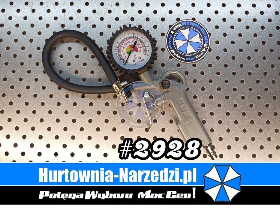 Pistolet z manometrem do pompowania pistolet do pompowania kół