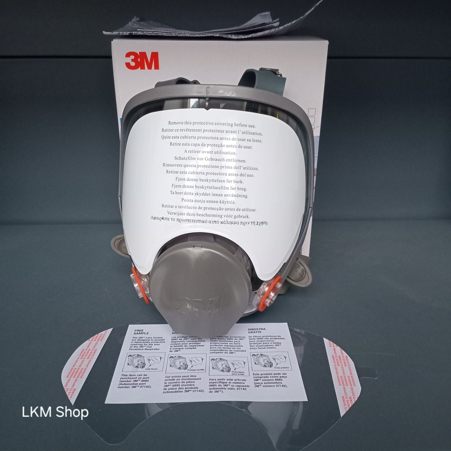 Повнолицьова маска 3М 6900 розмір L