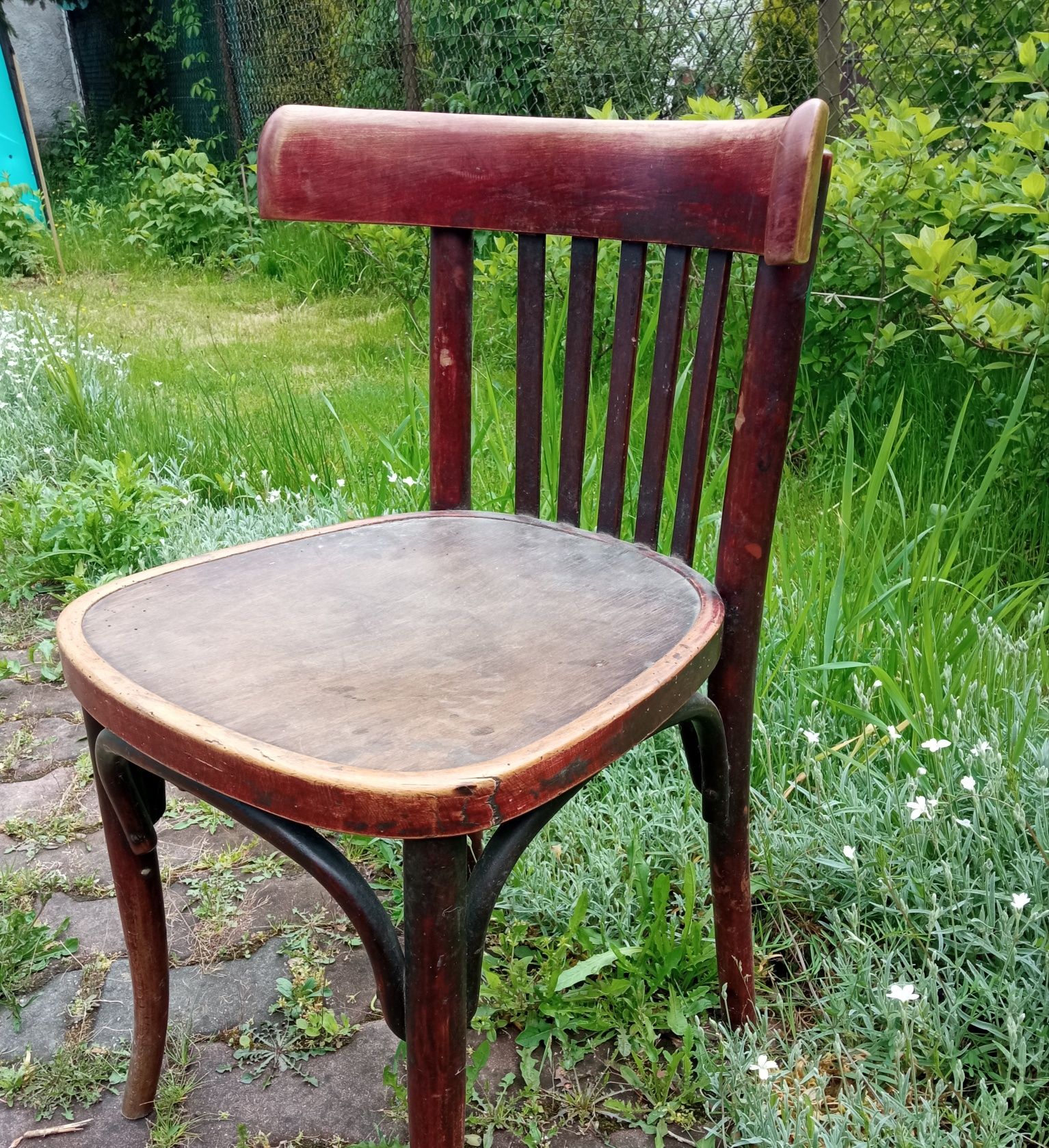 Krzesło gięte drewniane vintage