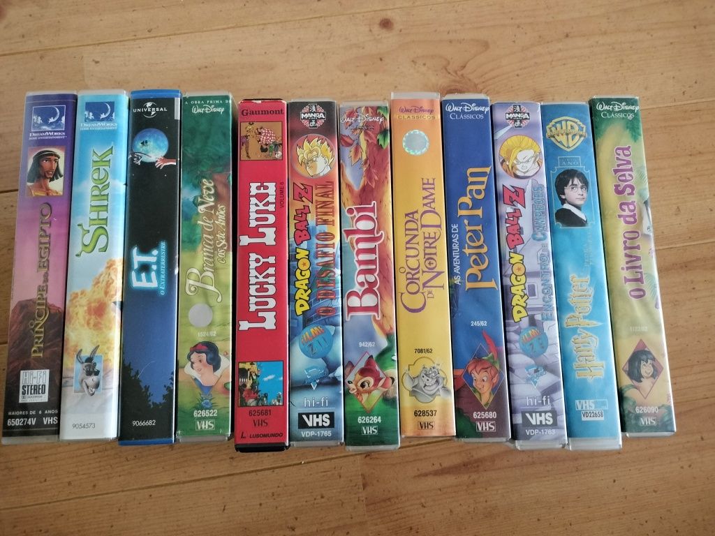 VHS Disney e outros