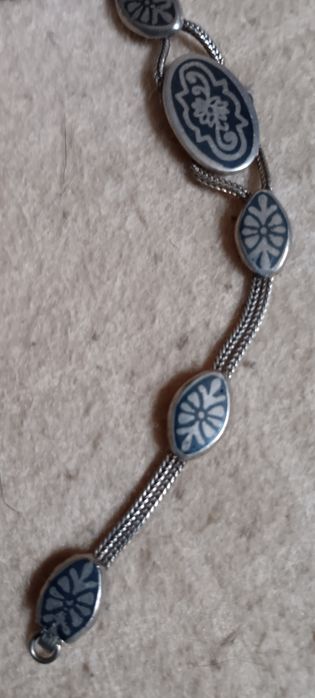 Antiga poulseira em prata, portuguesa