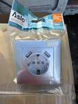 Ficha com 2 usb com proteção