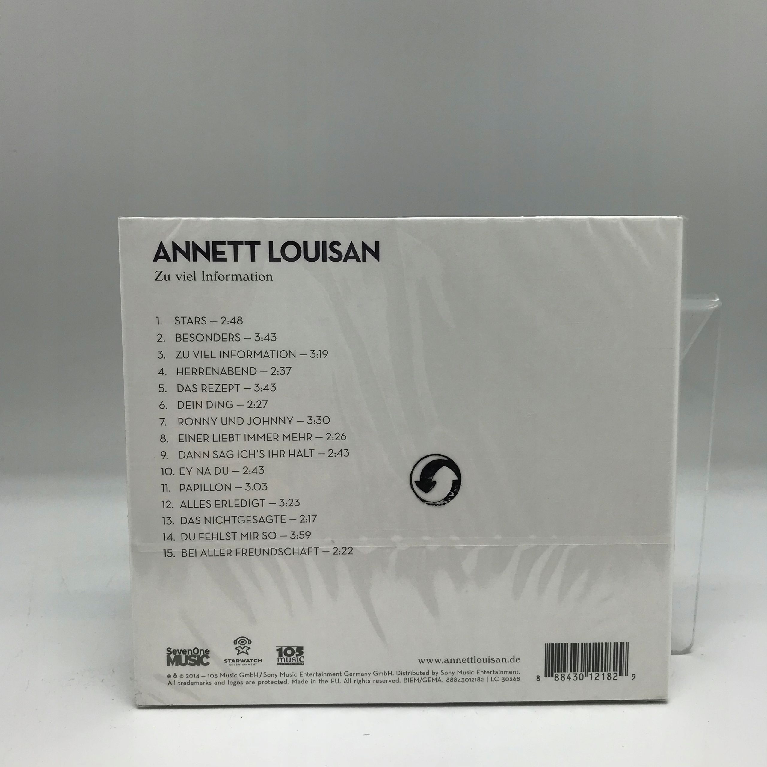 cd - annett louisan - zu viel information