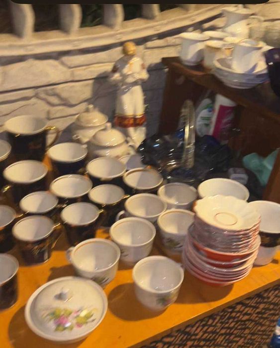 Посуда СССР, Хрусталь, столовые приборы