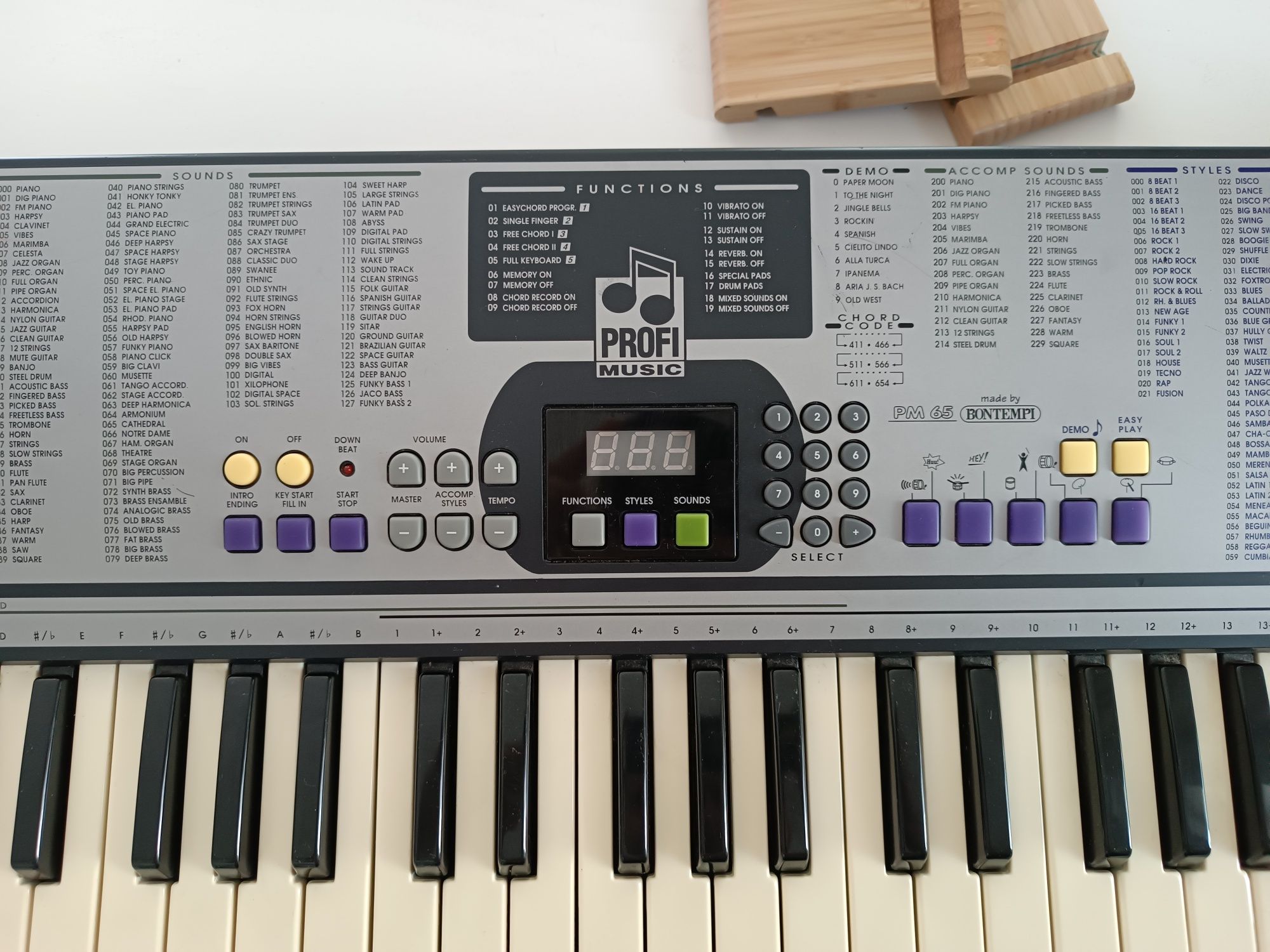 keyboard Profi Music PM65