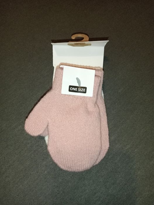 Dwupak rękawiczek niemowlęcych