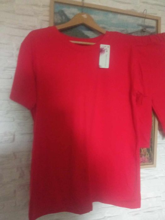 Komplet  dres bluza i kolarki bawełna