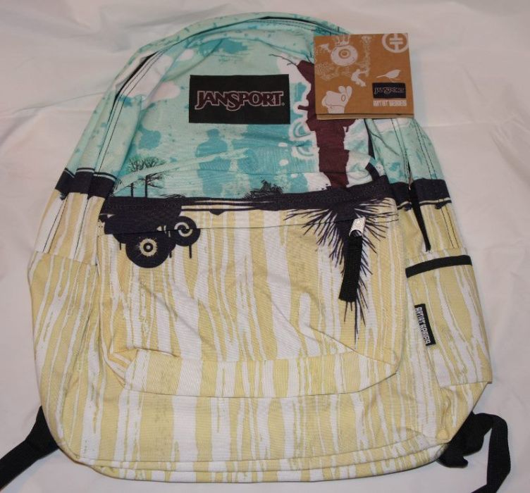 Новий легенький міцний рюкзак Jansport Overexposed SuperG The Artist