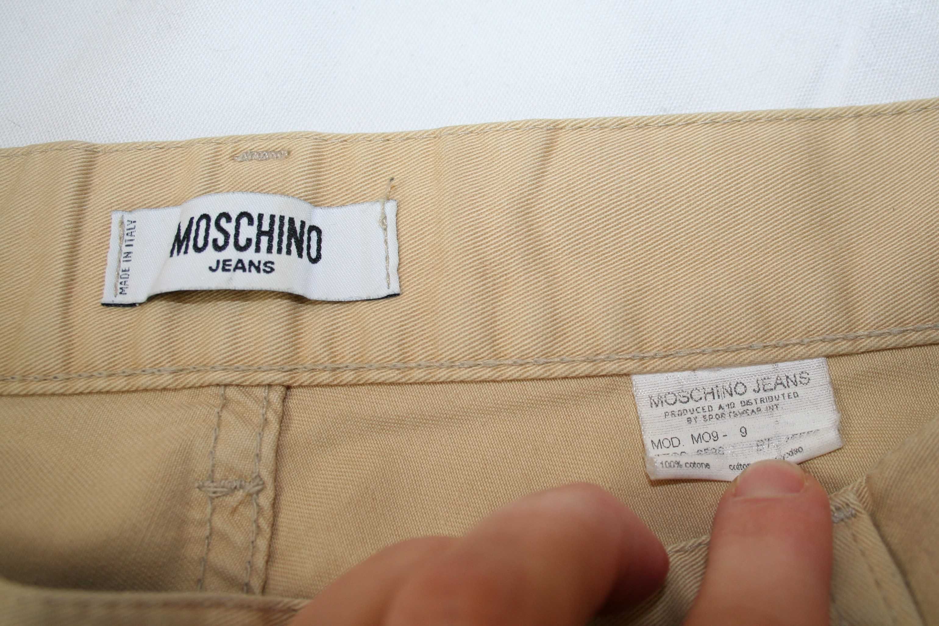 Moschino Jeans Spodnie Rozmiar L Made in Italy Okazja! 150 zł