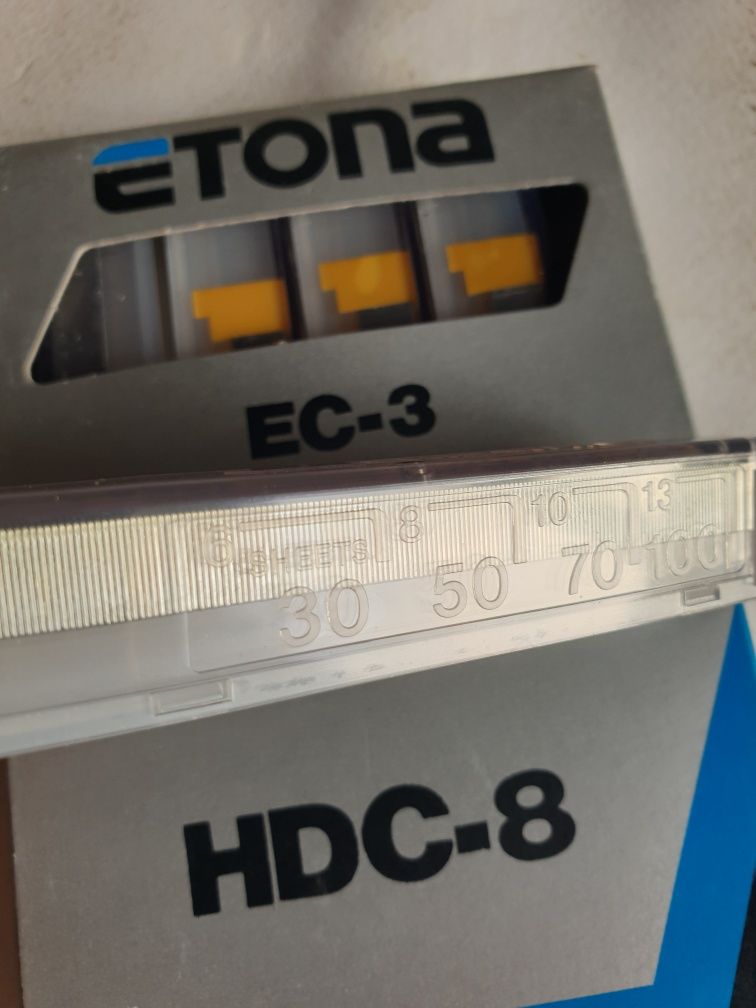 Zszywki ETONA HDC8 Staples (FOR EC-3) 8mm - Yellow
