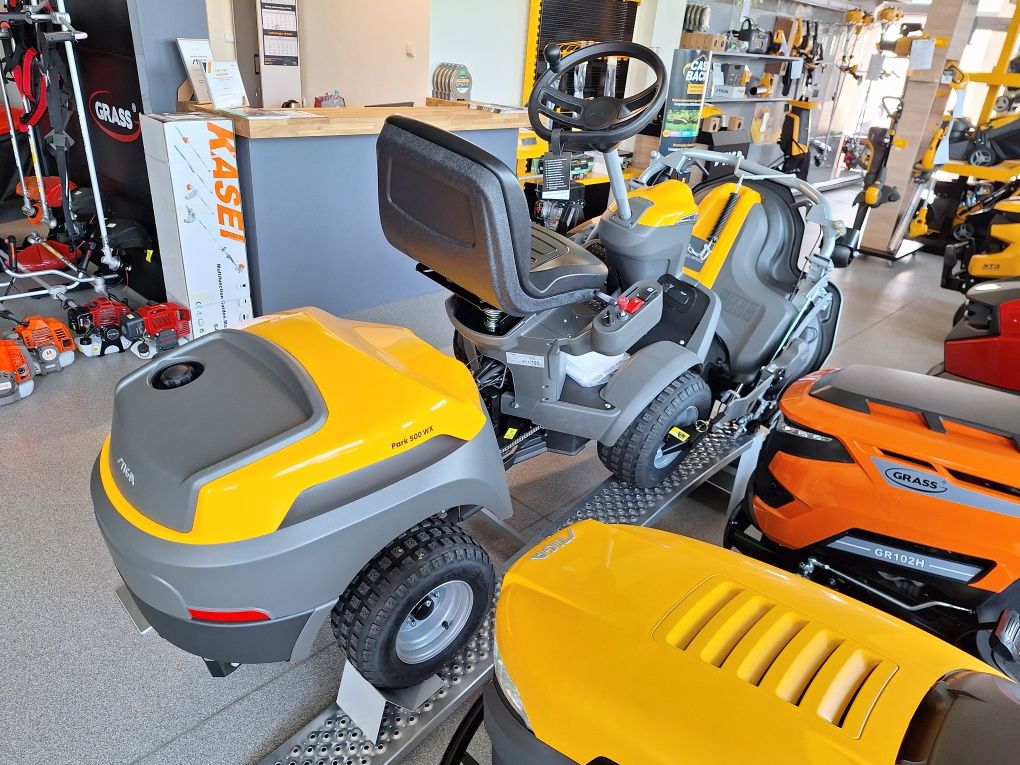 4x4 TRAKTOREK Kosiarka STIGA Park 500WX + Agregat Super Zestaw