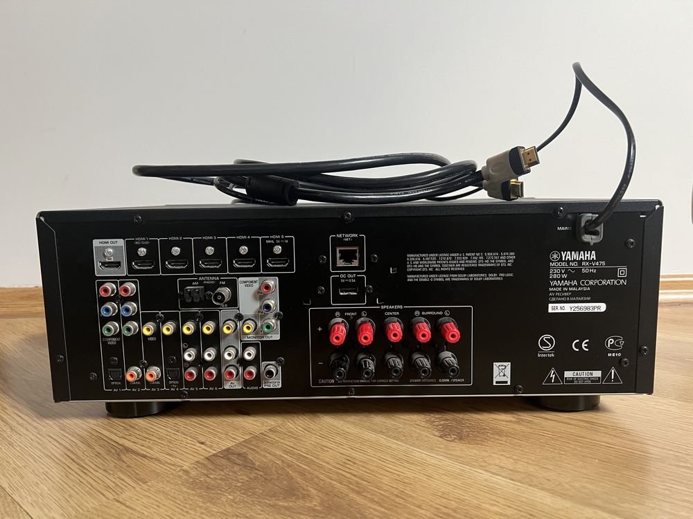 Yamaha Natural Sound AV Receiver RX-V475 Cinéma DSP 3D