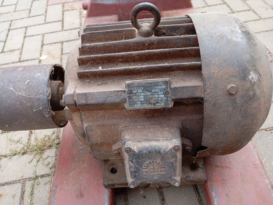 Silnik elektryczny 7kW, 3-fazowy, 1440 obr/min - 100% sprawny