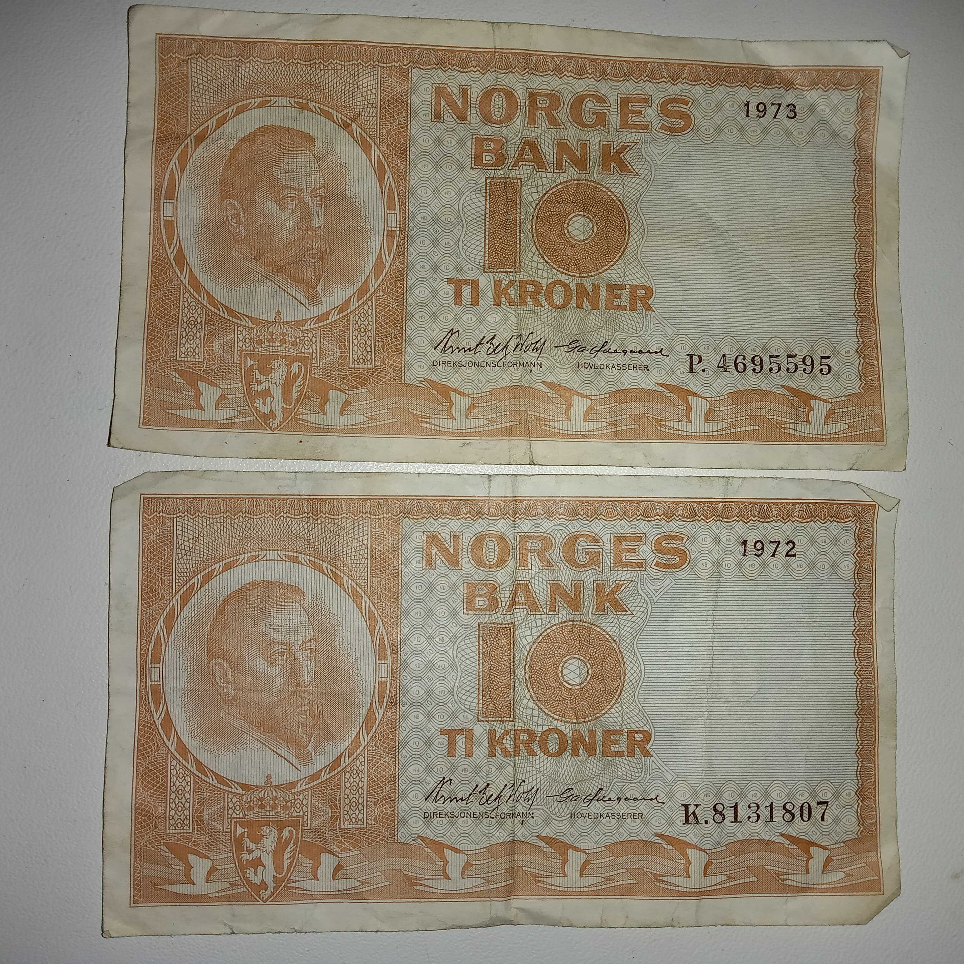 Банкноты норвегии 10 крон
