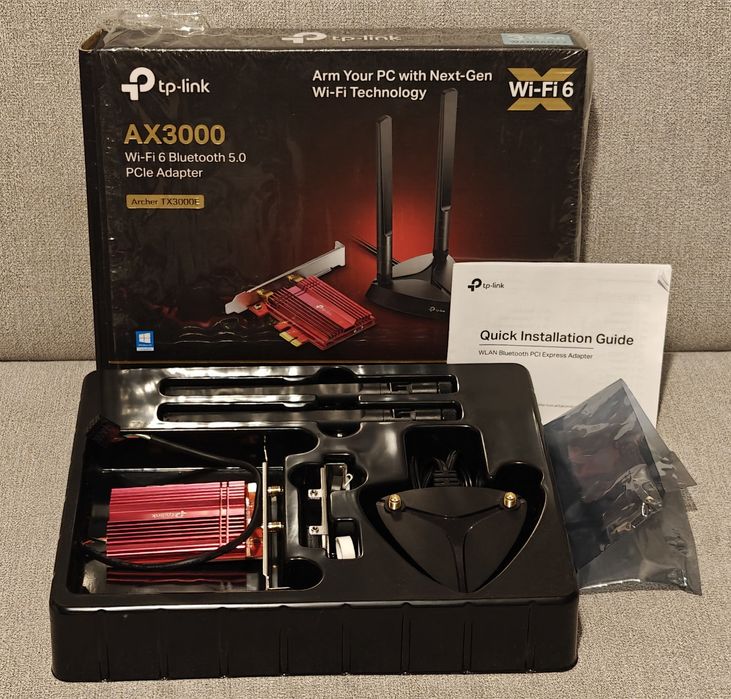 karta sieciowa PCIe TP-Link AX3000 WiFi 6 Bluetooth 5.0