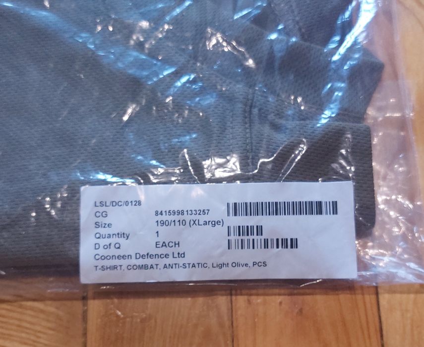 Футболка T-shirt Combat Antistatic Light Oliva PCS