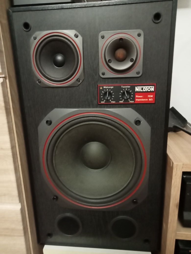 Wzmacniacz technics kolumny mildton Tonsil CD Marantz