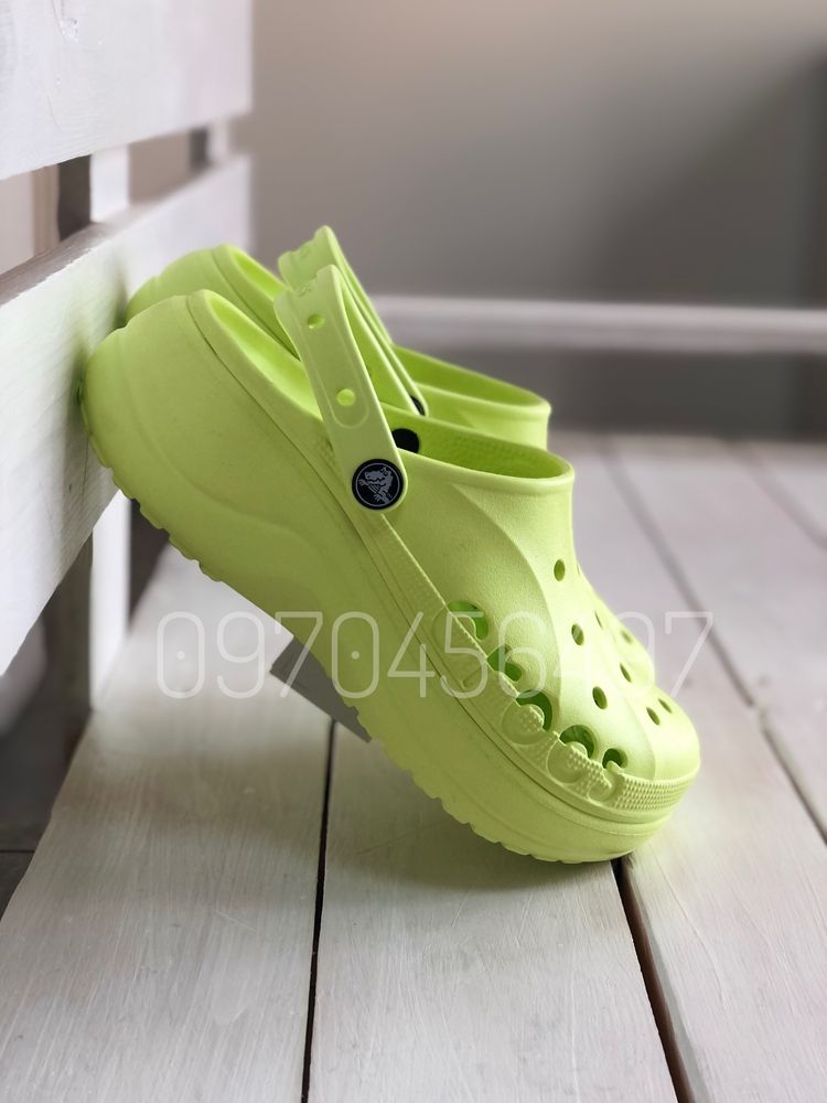 Кроксы Удобные Женские Crocs Bayaband Platform Жіночі Крокси