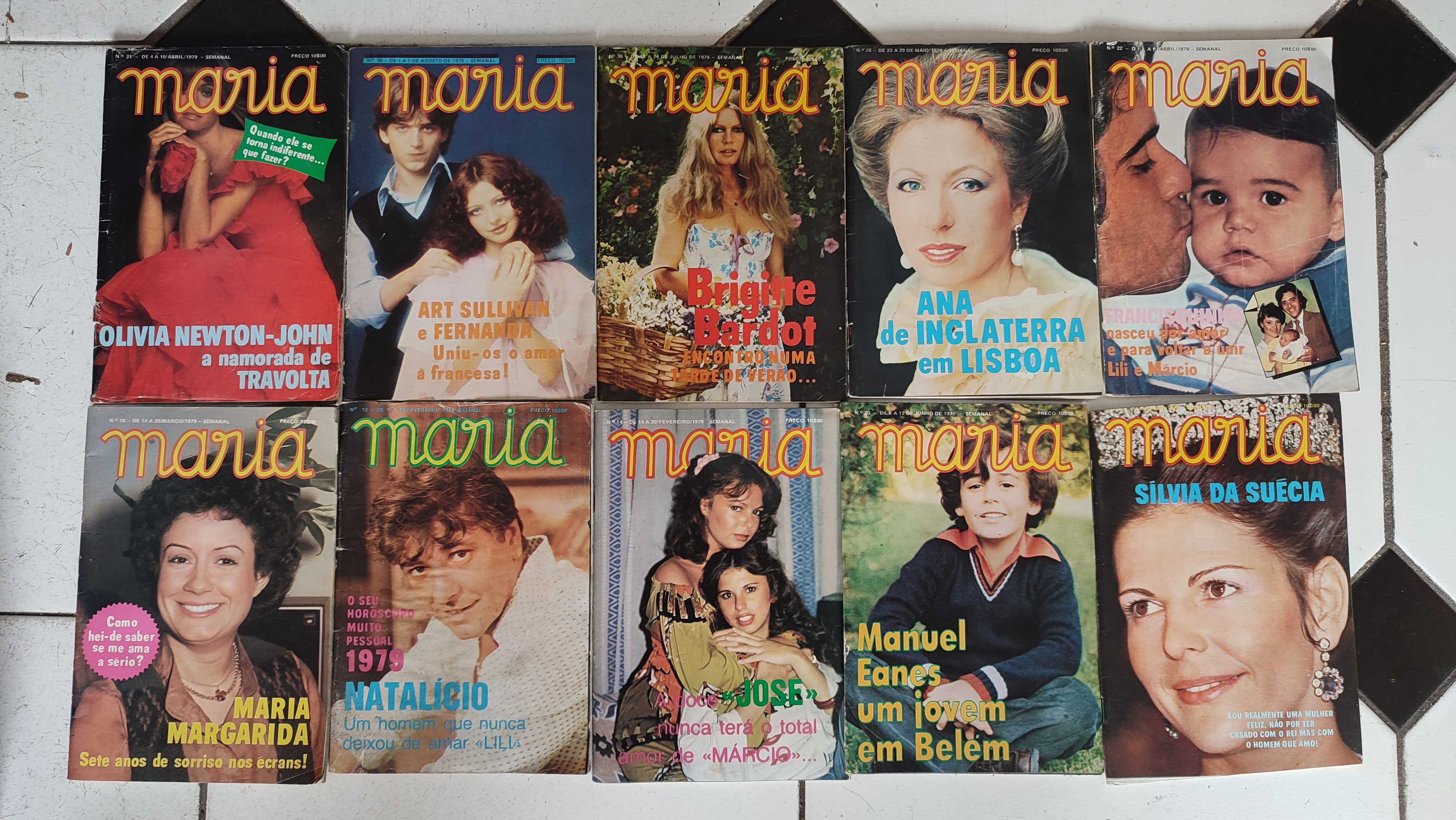 Lote 19 Revistas Maria - Anos 70