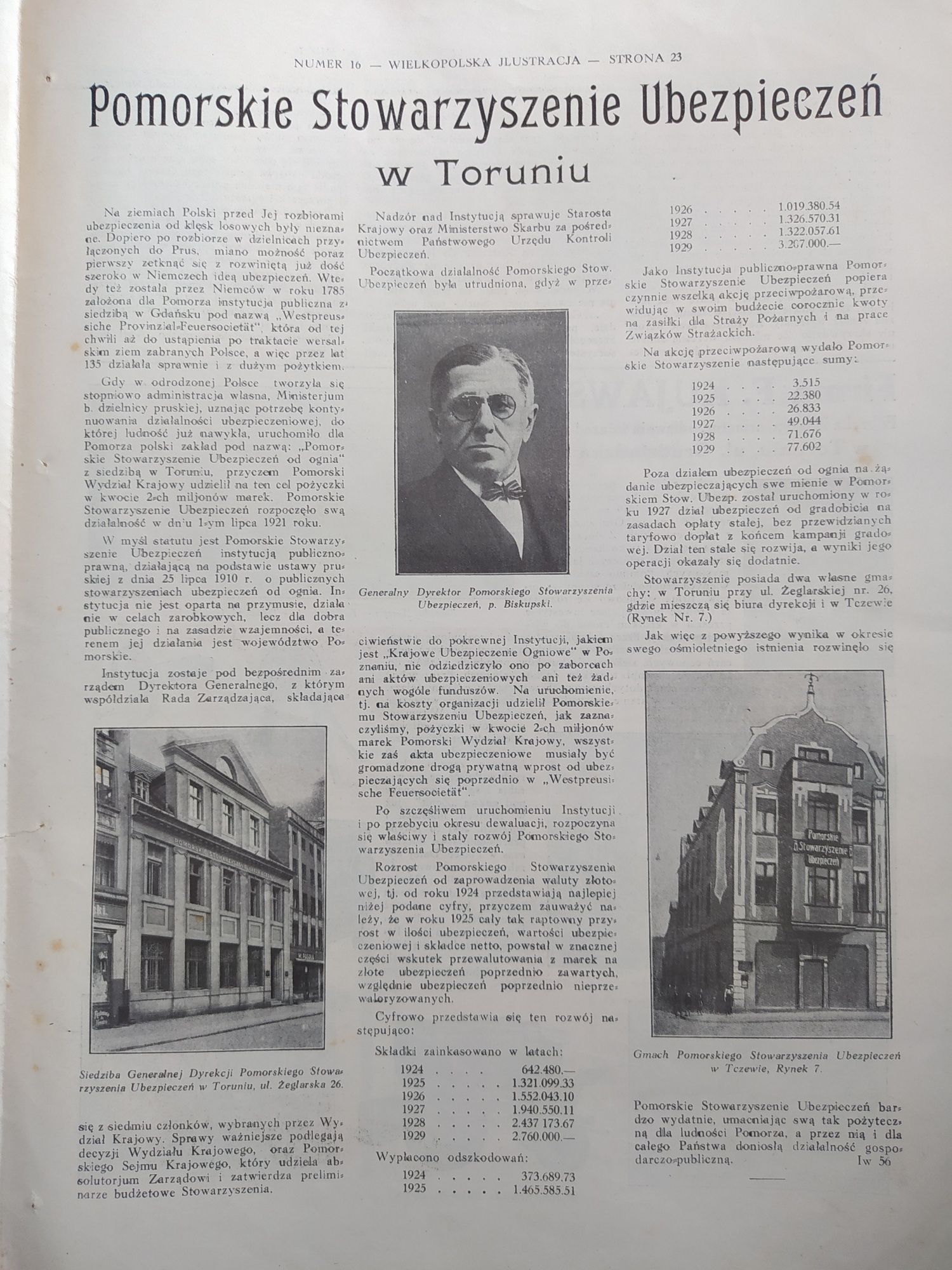 Gazeta Wielkopolska Ilustracja nr 16 1930 rok