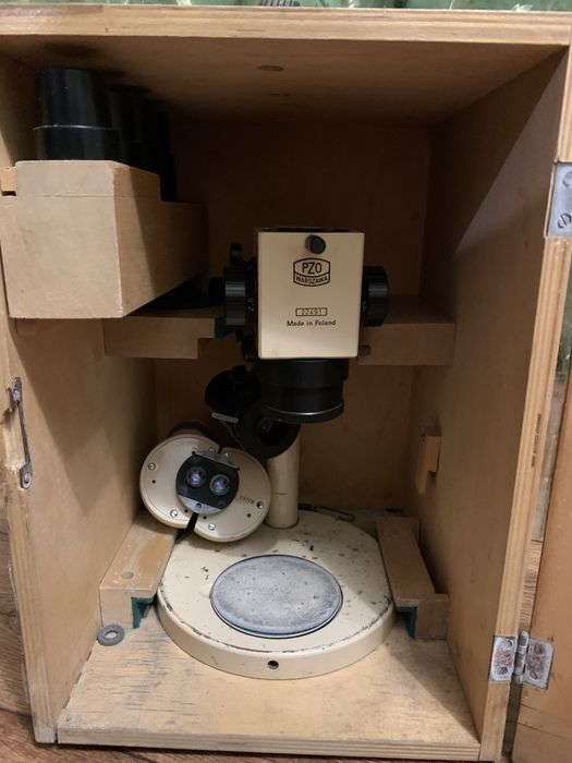 Мікроскоп pzo varszawa