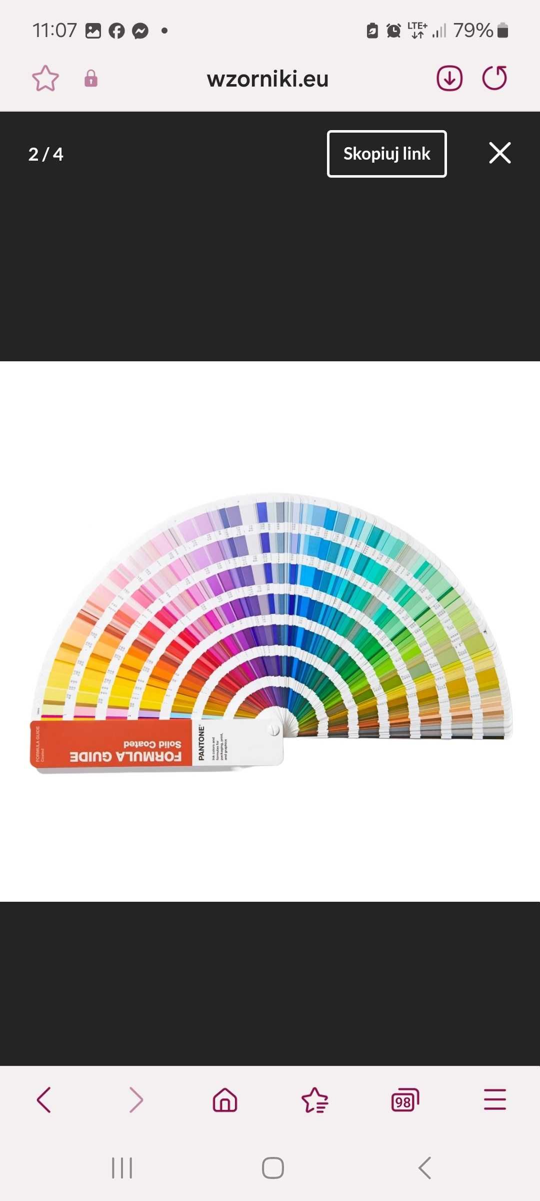 Wzornik Pantone formula guide