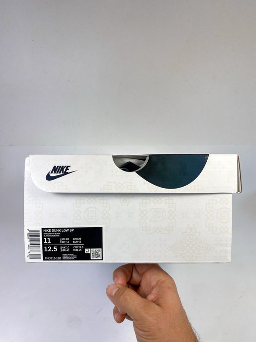 Nike Dunk Low CLOT Fragment White - 45 EU