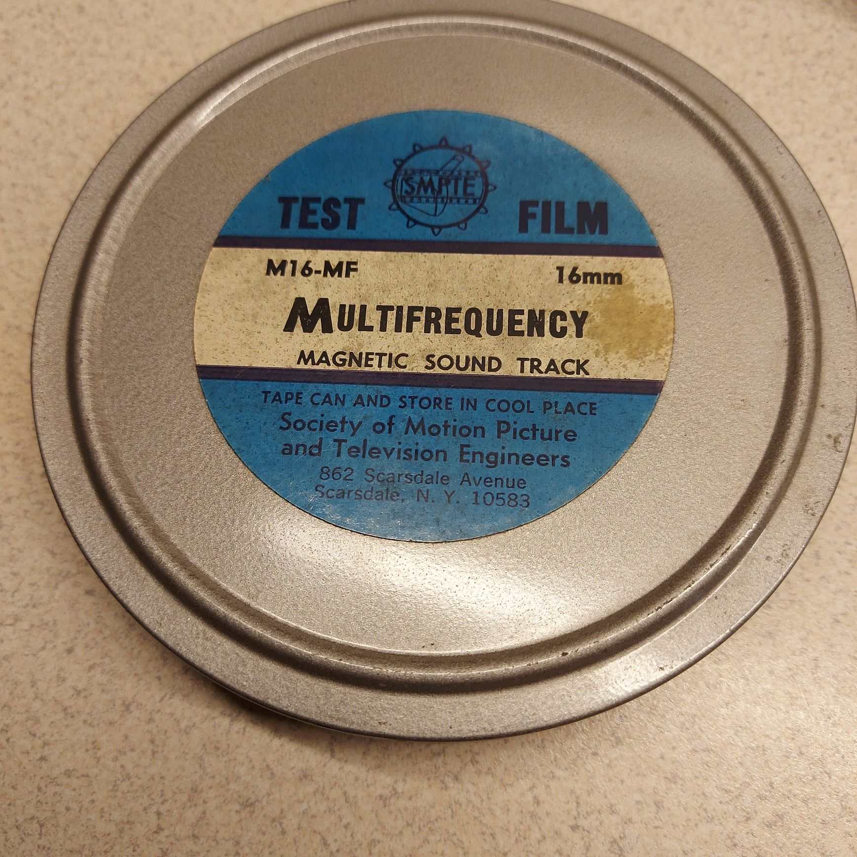 Test film 16mm M16-MF Multifrequency