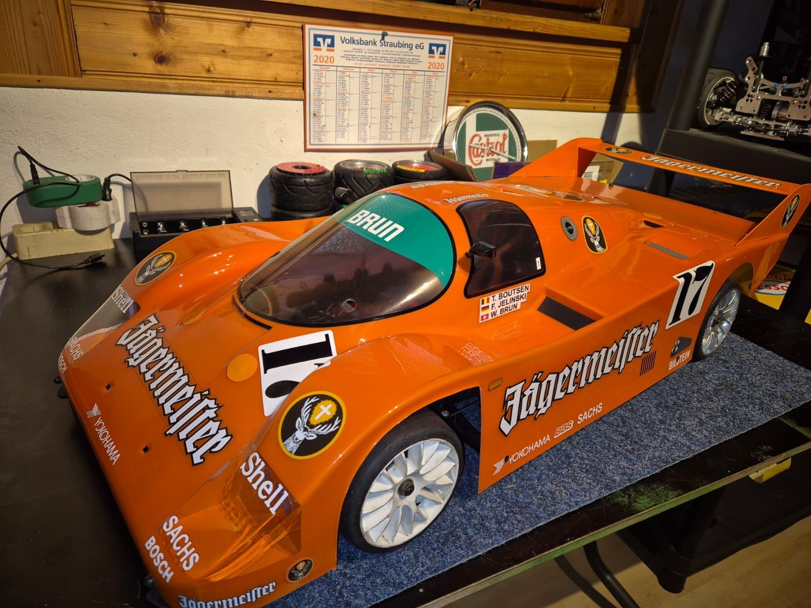 RC 1:5 Porsche Petrol Carson FG Harm Baja Rovan Porsche 962