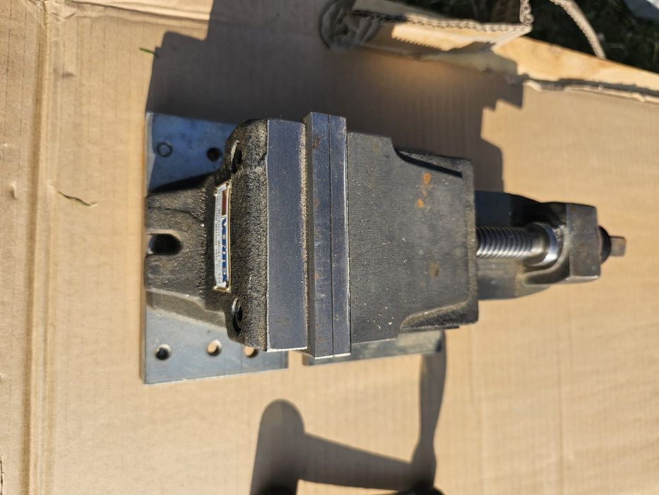 Imadło maszynowe obrotowe 100mm solidne wiertarka frezarka