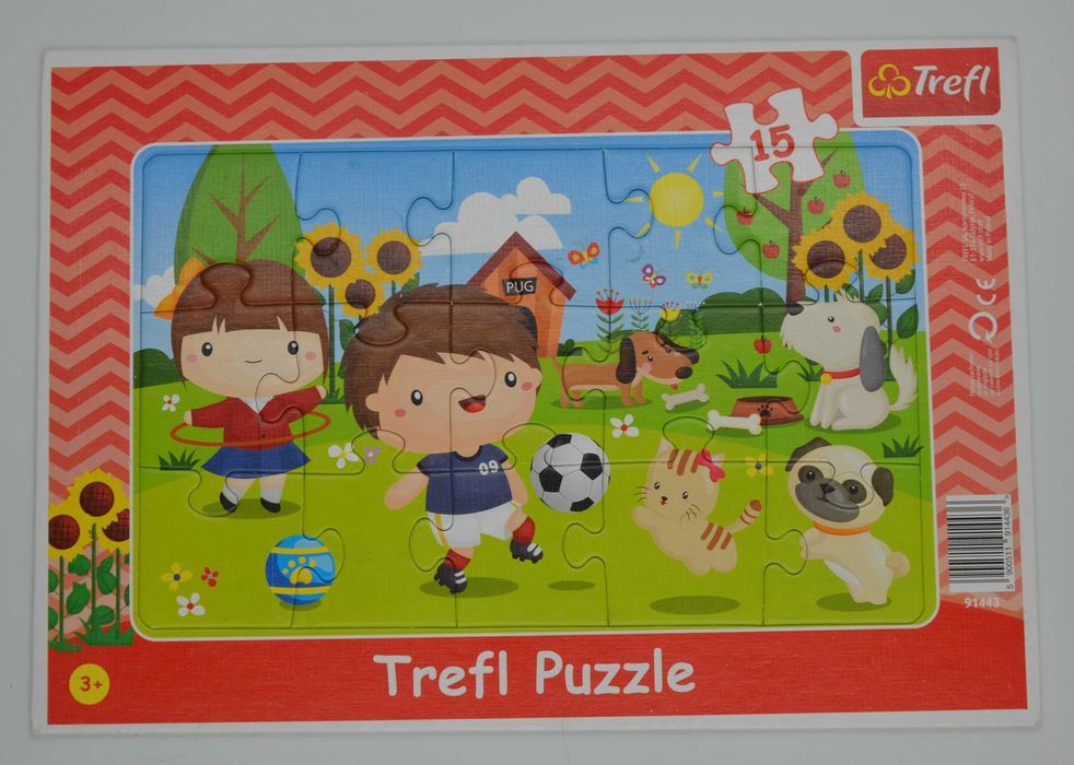 Puzzle dla dzieci 15, 30 elementów - 8 kompletów