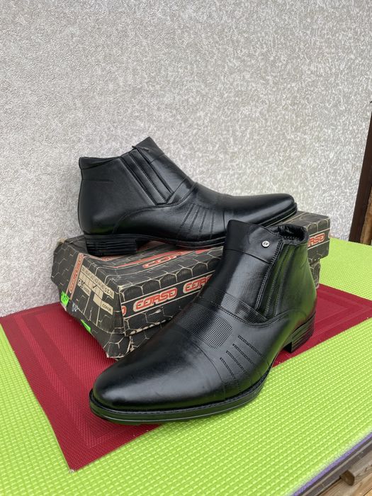 Чоловічі зимові черевики Кожані р44.45