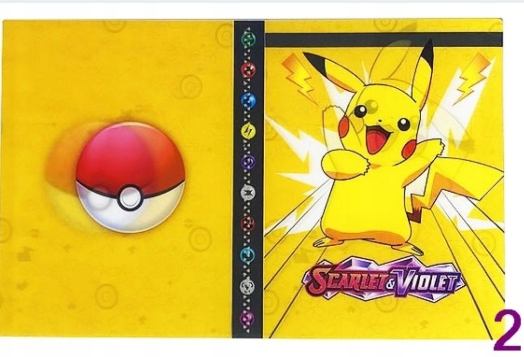 Karty Pokemon 240 sztuk + album 3D klaser na 240 kart 6 wzorów