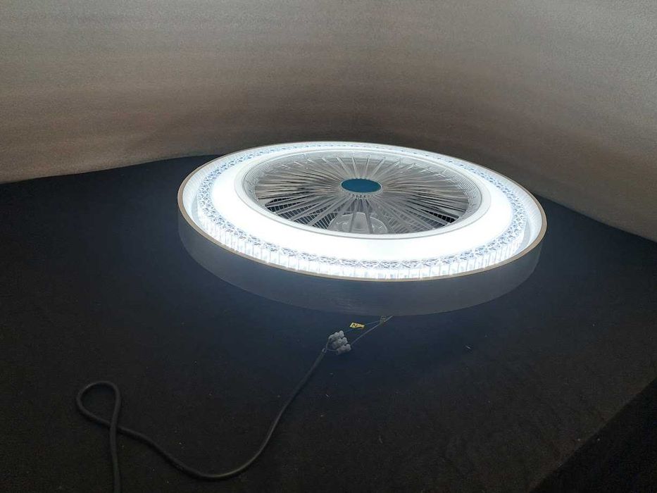 Wiatrak Led Lampa przysufitowa 50 cm 3000 - 6500 kelwina + pilot