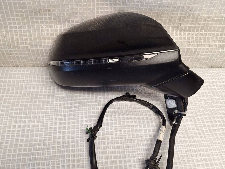 lusterko prawe audi q5 II 80a 8oa 2016- 14 pin czarne europa demont orginal