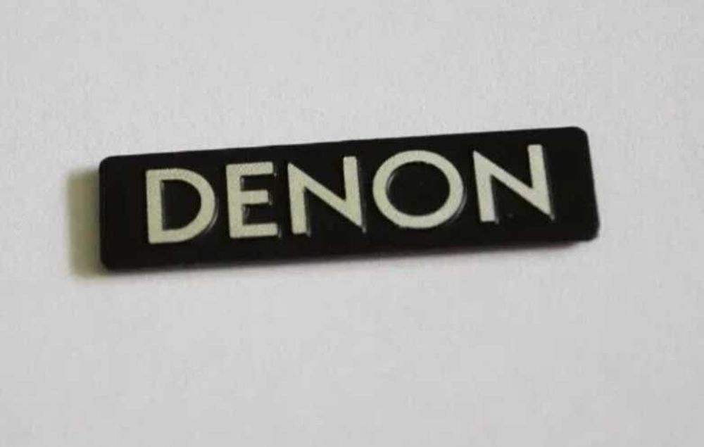 Nowy przyklejany znaczek DENON do audio logo klejane