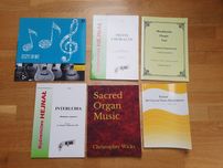 Nuty na organy Chopin Mendelssohn + 2 zeszyty do nut