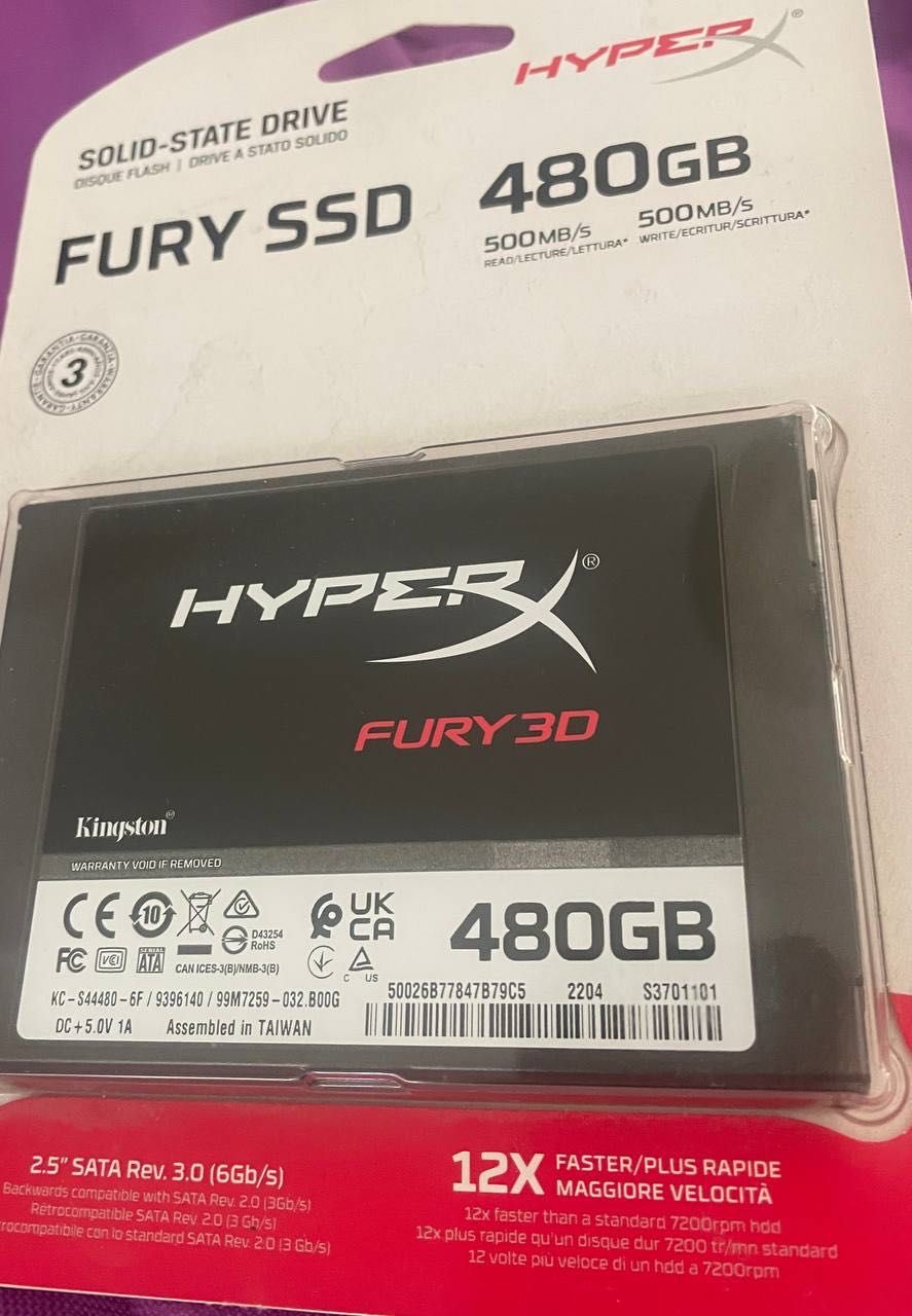 fury  SSD 480G HYPER