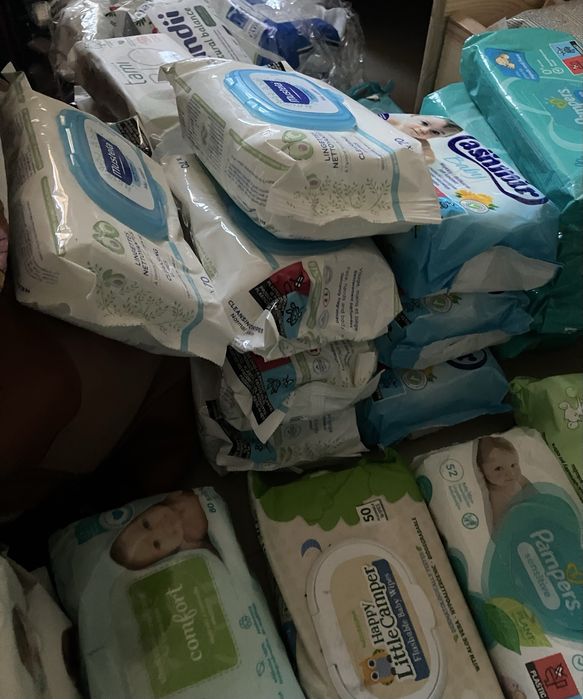 Chusteczki nawilzajace pampers babydream mustela bambino etc