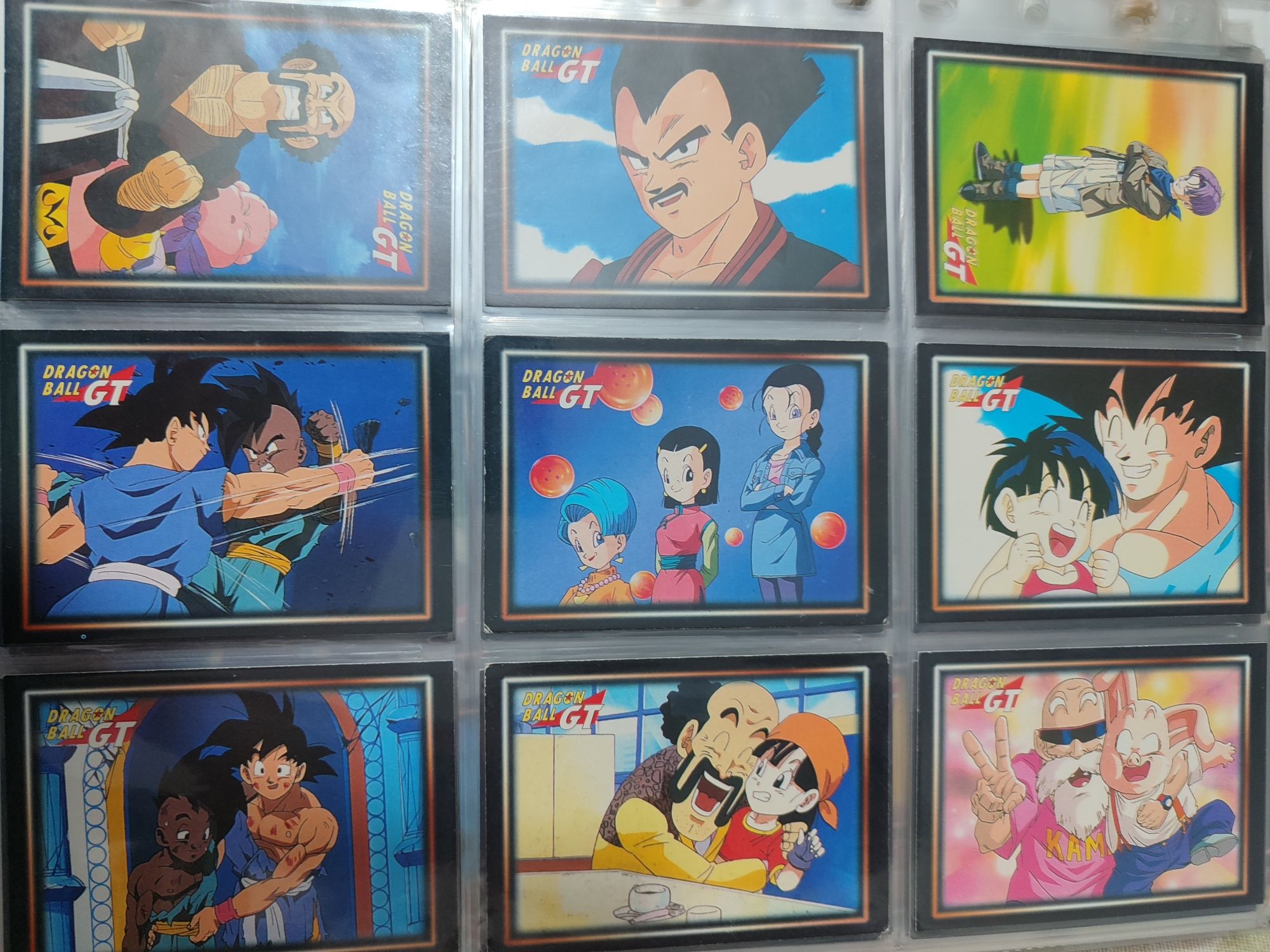 Cartas Dragon ball gt da panini