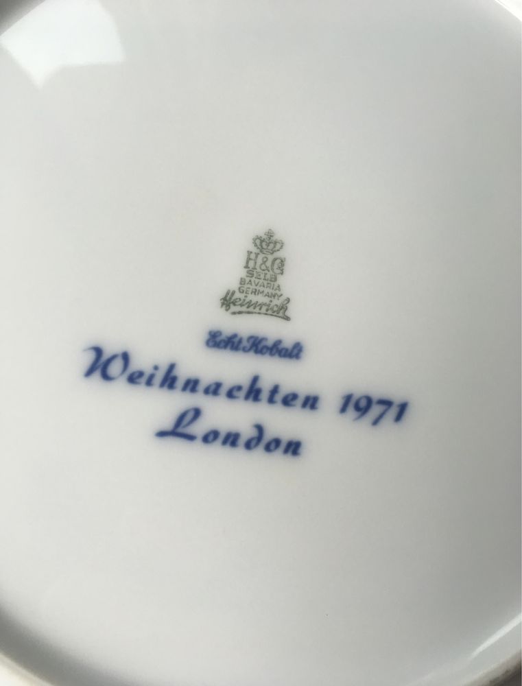 Porcelana stara kobalt H&C Selb Heinrich Bavaria Germany