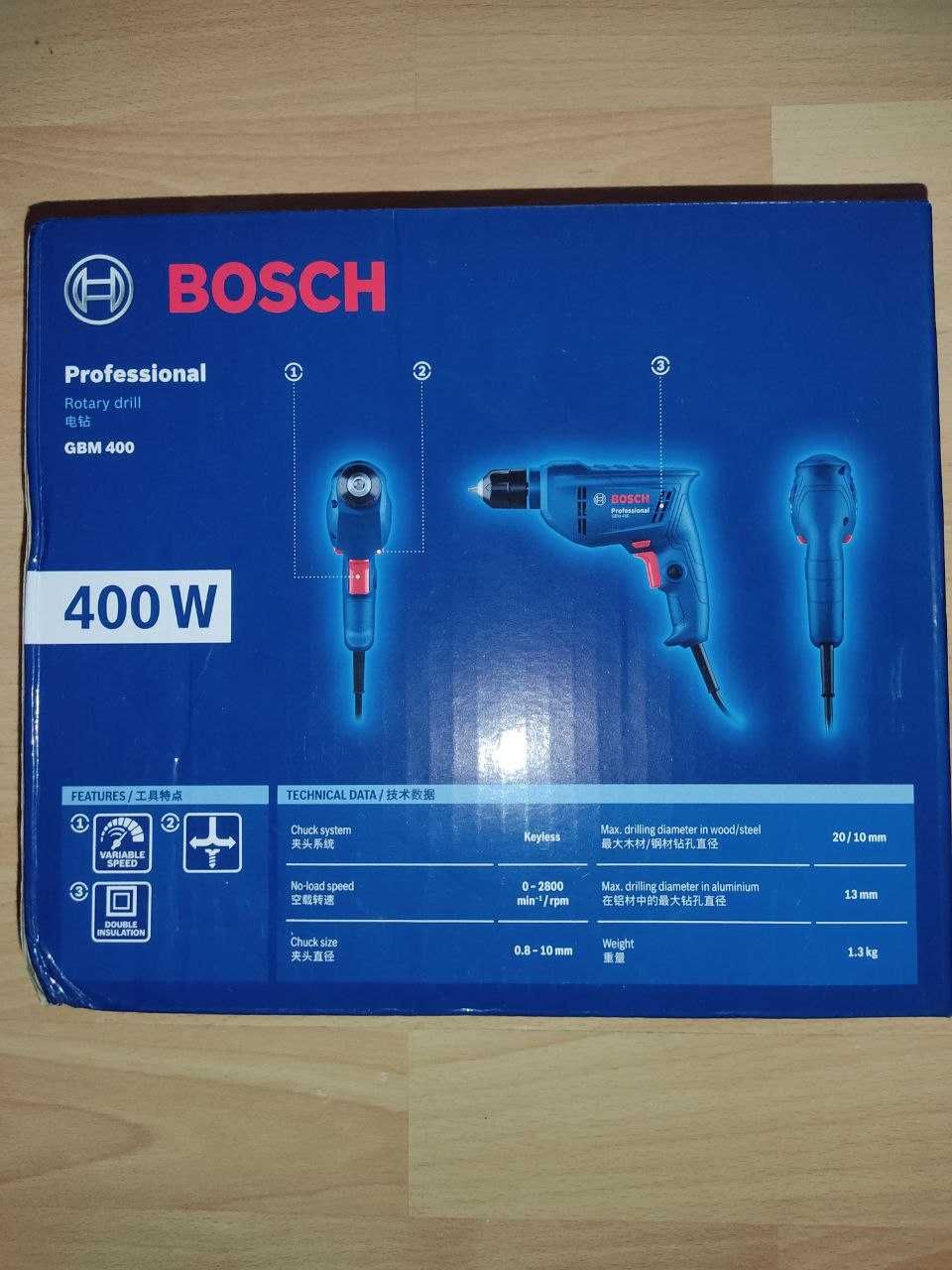 Bosch Professional Електродриль Шуруповерт Свердлильний верстат